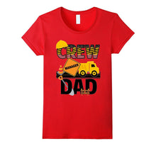 Crew Dad T-Shirt - Construction Birthday Party - Dump Truck