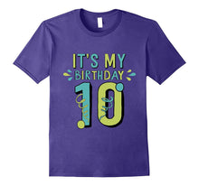 10th Birthday Shirt Gift Age 10 Year Old Boy Girl Tshirt