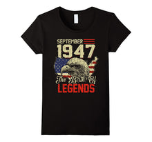 1947 SEPTEMBER the Birth of Legends Gift for 70 Years Old