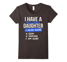 TeeHipster: I Have a Beautiful Daughter. Gun, Shovel,T-Shirt