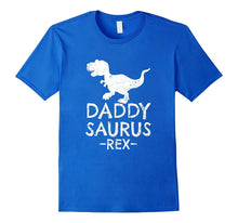 Mens Daddy Saurus Rex T-Shirt Gifts for Dad