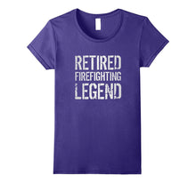 Retired Firefighting Legend T-Shirt Fireman Retirement Gift