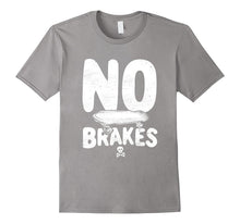 No Brakes Skull & Crossbones Skateboard Apparel T-Shirt