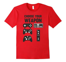 Choose Your Weapon Distressed Video Gamer T-Shirt