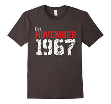 Est November 1967 Shirt 50th Birthday Gifts TShirt