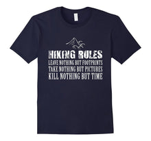Hiking Rules T-Shirt, Funny Hiking Lover Sarcastic Quotes
