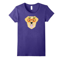The Golden Retriever With Halloween Pumpkin Mask T-Shirt