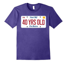 40th Happy Birthday T-Shirt; 40 Years Old Tshirt; Retro Tee