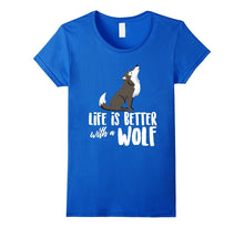 Life Is Better With a Wolf Animal Hearts T-Shirt