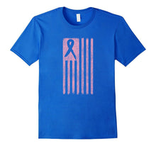 Breast Cancer Awareness Month - Pink Flag T-Shirt