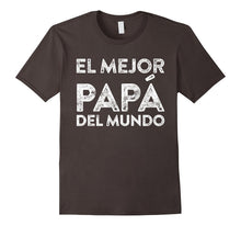 Mens El Mejor Papa Del Mundo Camisa Del Regalo Del Dia Del Padre