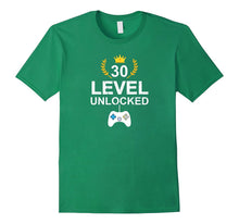 30th Birthday Level 30 Unlocked Funny T-Shirt Gift Father