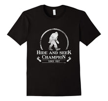 Hide & Seek Champion Since 1967 T-Shirt Funny Bigfoot