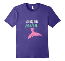 Aunt Mermaid Shirt Funny Auntie Tee Gift