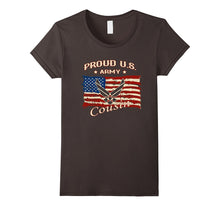 Proud US Army Cousin Flag Symbol Army T-Shirt