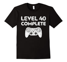 Level 40 Complete T-Shirt 40th Video Gamer Birthday Gift
