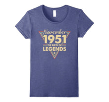 November 1951 the Birth of Legends , 66 Years Old T-Shirt