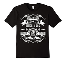 20 Birthday T-Shirt Gift Awesome Since 1997 Cute 20 B-Day Te