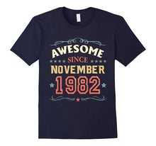 Awesome Since November 1982 T-Shirt Funny 35th Birthday Tee