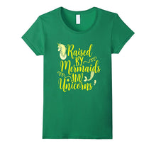Raised by Mermaids and Unicorns Shirt Cute Kids Yellow