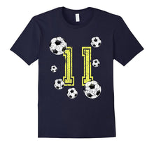 11th Birthday Soccer Fan T-Shirt for Boys and Girls