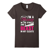 Softball T-Shirt Abeast in My Cleats Quote Gift