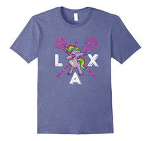 Dabbing Unicorn T-Shirt Funny Lacrosse Dab Shirt