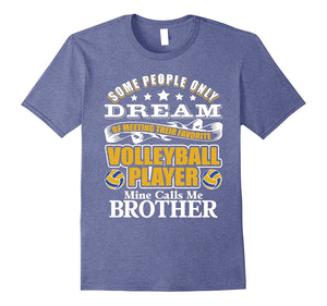 "Volleyball T-Shirt": Proud Volleyball Brother T-Shirt