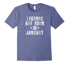 Novelty Legends Are Born in January T-Shirt