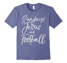 Sundays Are for Jesus and Football Vintage Christian Shirt