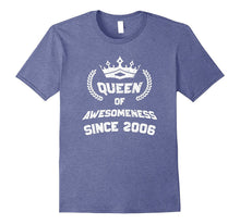 Queen of Awesomeness 11th Birthday T-Shirt Age 11 for Girls