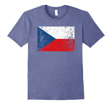 Flag of CZECH REPUBLIC Country Vintage Distressed T-Shirt