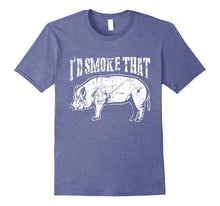 I'd Smoke That BBQ Pork Low and Slow Pig T-Shirt RETRO