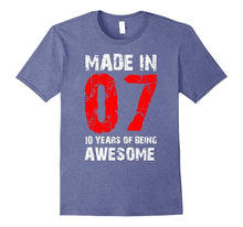 10th Birthday Gift Shirt, Born Made in 07 Shirt Cute 10 Yrs