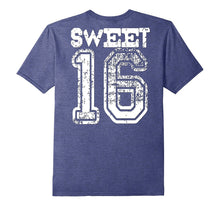 16th Birthday Shirt Gift Sweet Sixteen 16 Varsity Cracked