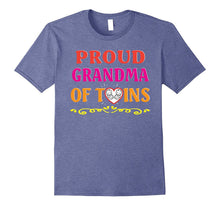 Proud Grandma of Twins Happy Parents Day T-Shirt Gift