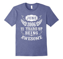 11 Year Old Kid Born in June 2006 Awesome Birthday T Shirt