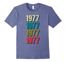 40th Birthday Vintage Retro 1977 Gift Shirt