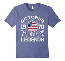October 1970 the Birth of Legends , 47 Years Old T-Shirt