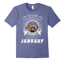 Mens an Old Man Who Was Born in January T-Shirt