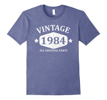 Funny Vintage 1984 33th Birthday Gift T-Shirt Best Emoji Tee