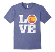 Spain Love T-Shirt Spanish Flag Distressed Tee