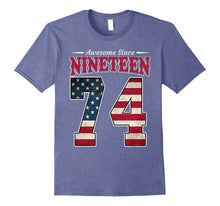 43th Birthday Awesome Since 1974 Tee Shirt