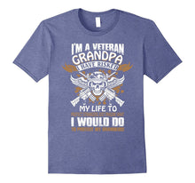 I'm a Veteran Grandpa T Shirt, Cool Grandfather T Shirt