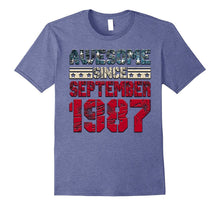 Awesome Since September 1987 Birthday Gift for 30 Years Old