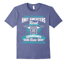 Funny Grandma Motorcycle Shirt Biker Some Knit Real Ride