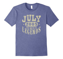 12 Years Old 12th Birthday July 2005 Birth of Legend T-Shirt
