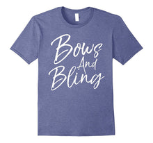 Bows and Bling Shirt Cheer Funny Cheerleader Tee