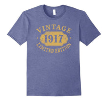 1917 100 Years Old 100th B-Day Limited Birthday Gift T-Shirt