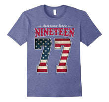 40th Birthday Awesome Since 1977 Tee Shirt